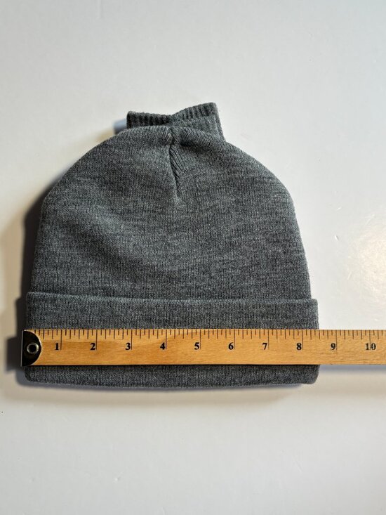 Reebok Dark Grey Knit Toque Hat and Glove Bundle New With Tags - Picture 4 of 6